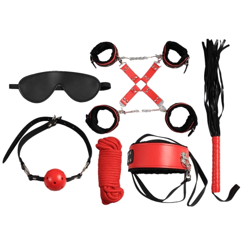 Secret Play Kit Sm Secret Play 8 Pièces Noir-Rouge